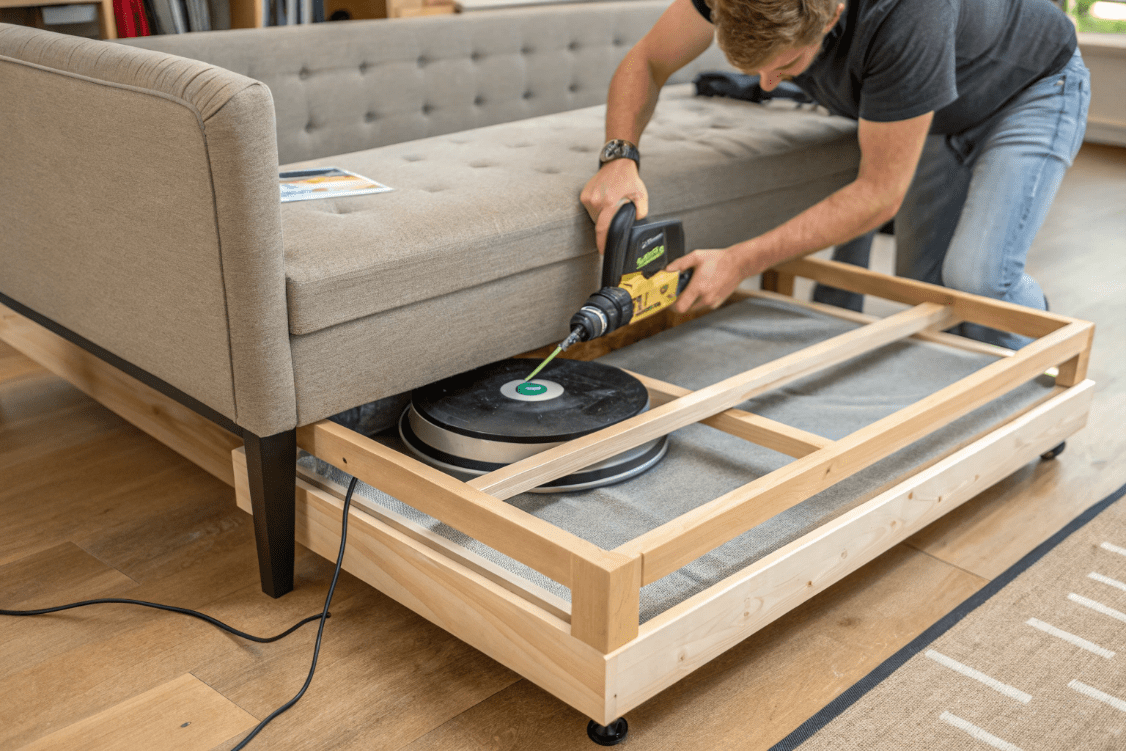 راهنمای نصب مکانیزم صفحه گردان