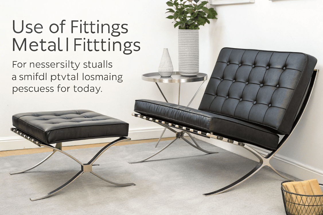 کاربرد یراق فلزی در مبلمان مدرن